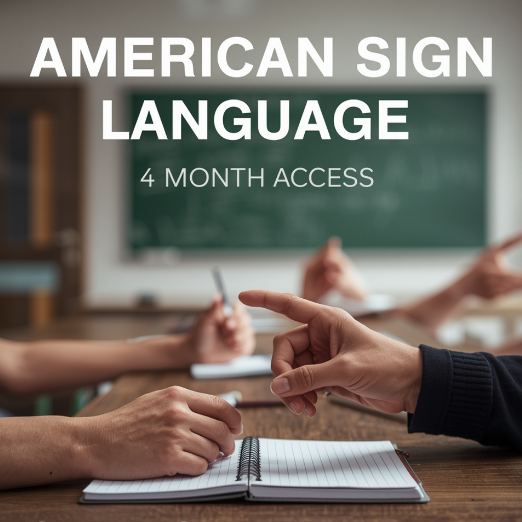 American Sign Language (4 month access)