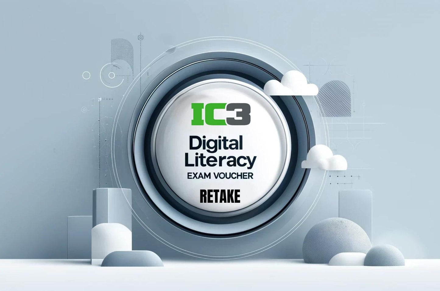 IC3 GS5 Spark Exam Voucher with retake