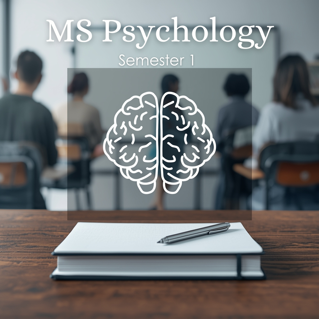 MS Psychology, Semester 1