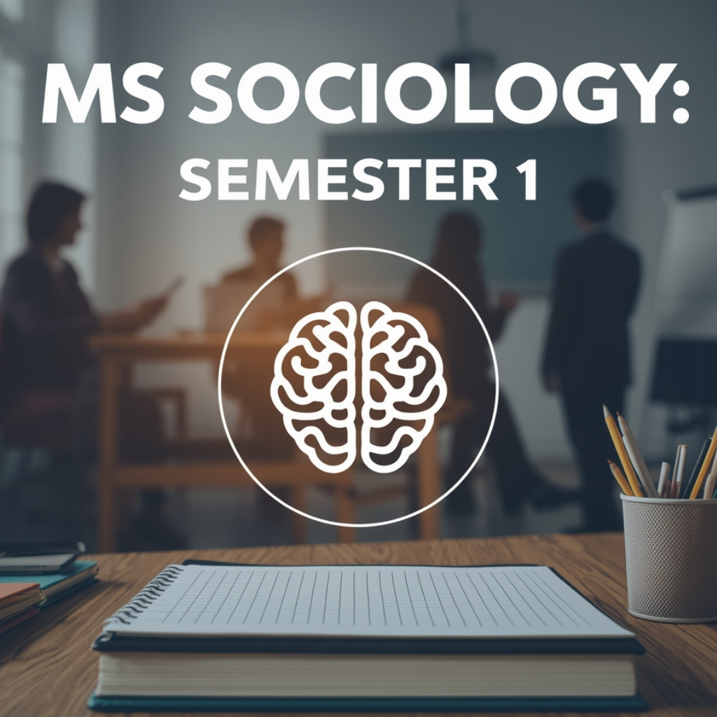 MS Sociology, Semester 1