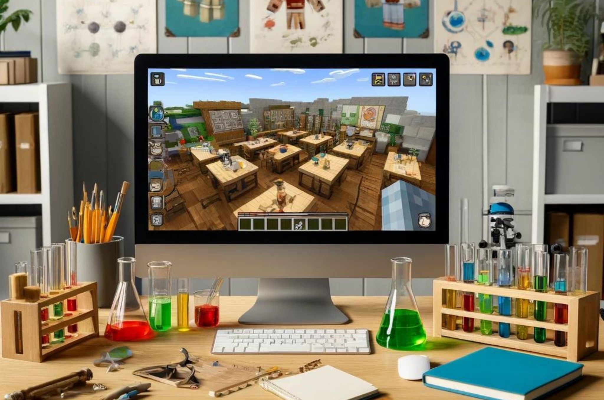 5th Grade Minecraft Brick Builders of Science, Semester 2 – OnFire Learning