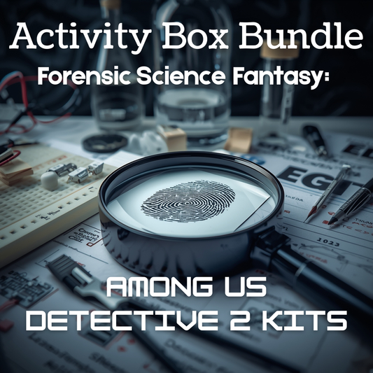 Activity Box Bundle, Forensic Science Fantasy: Among Us Detective 2 kits