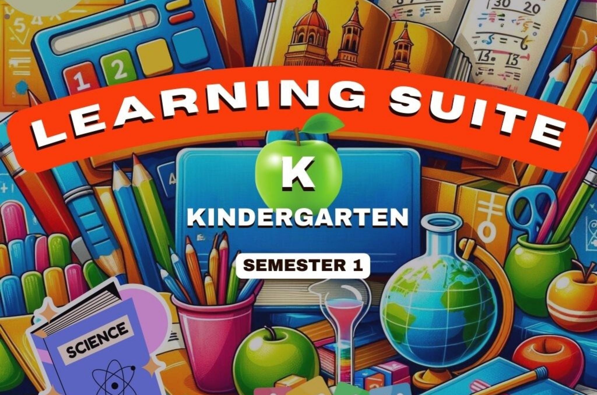 Learning Module Kinder Kindergarten Learning Suite, Semester 1 – OnFire Learning