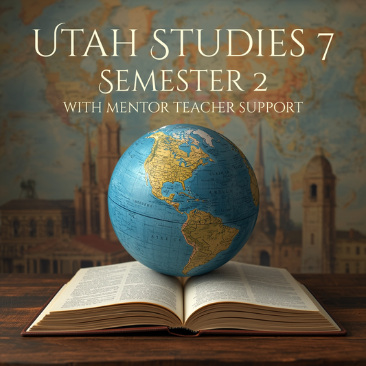 Utah Studies 7, Semester 2 with mentor teacher support